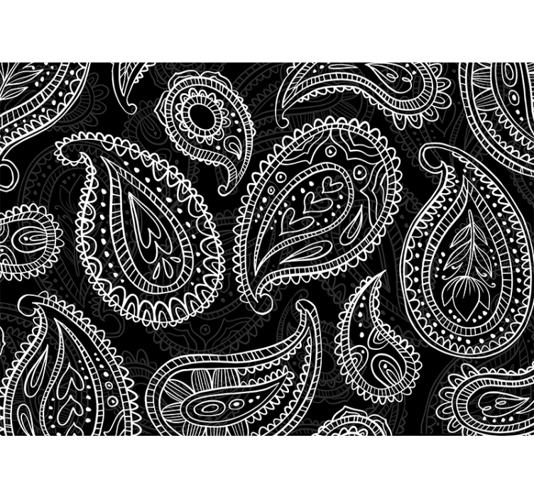 Other wall mural pattern intricate paisley design - TenStickers