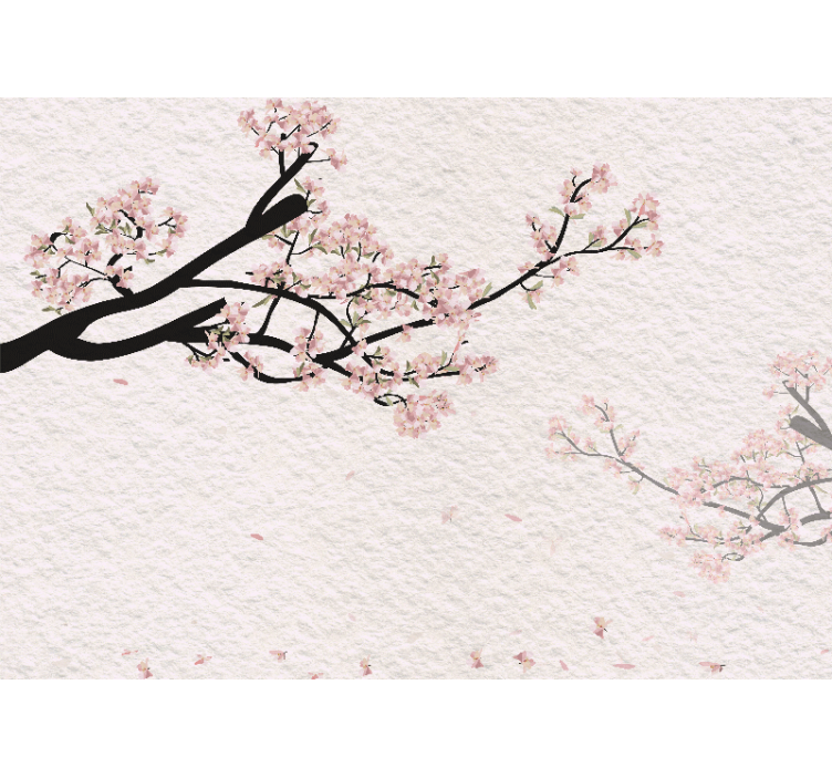 Fleur de Cerisier Wall mural - TenStickers