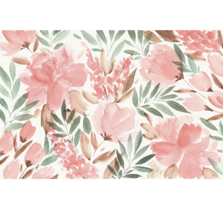 papier peint panoramique florale Wall mural - TenStickers