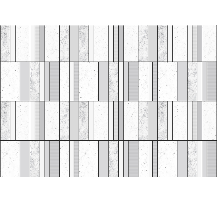 Marble with Lines Bathroom Murals - TenStickers