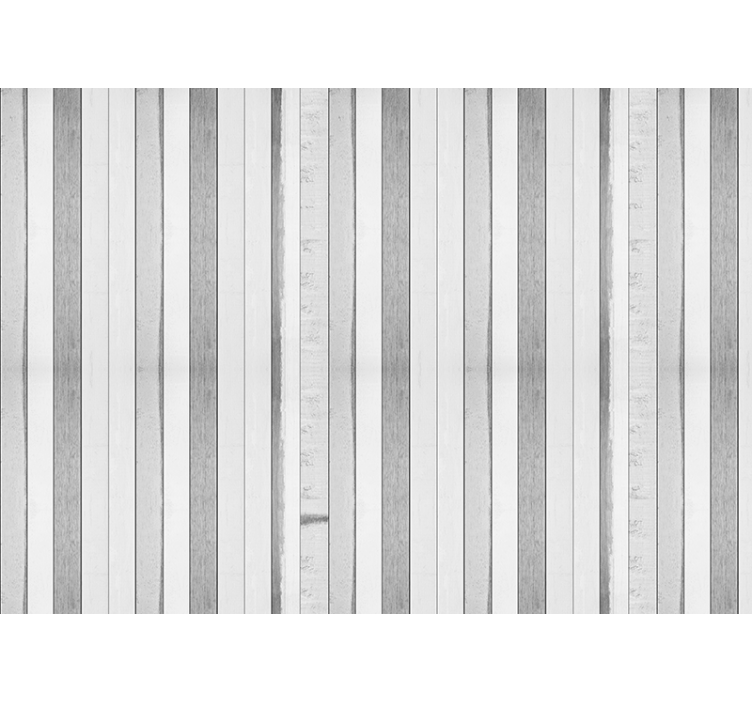 White aged slats wood effect wall mural - TenStickers