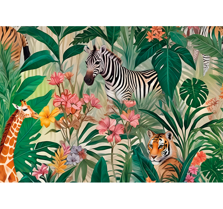 Nature explosion other wall mural animals - TenStickers