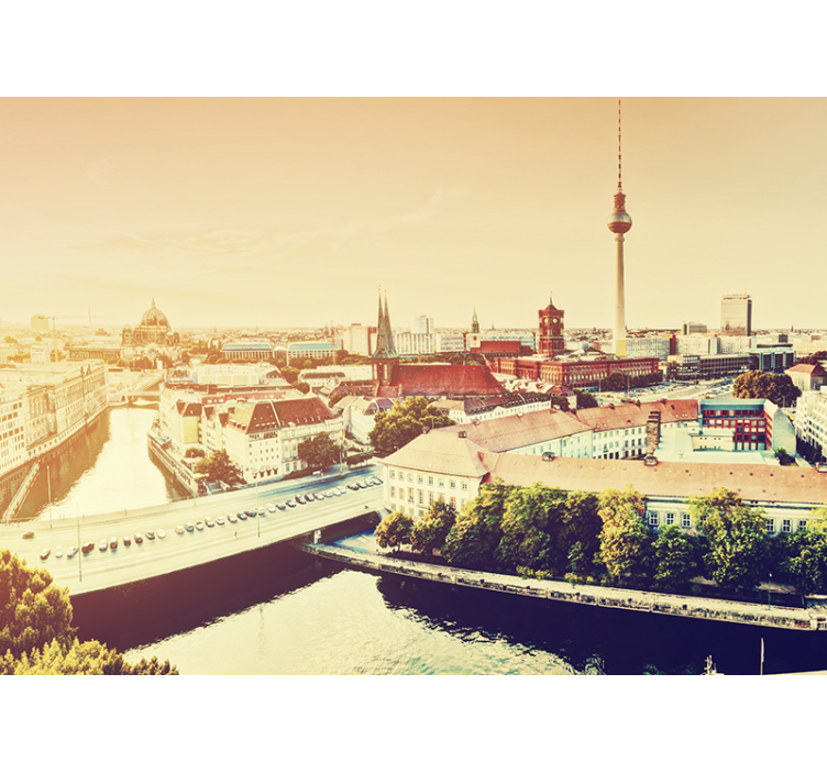View on Berlin Photo Wallpaper - TenStickers
