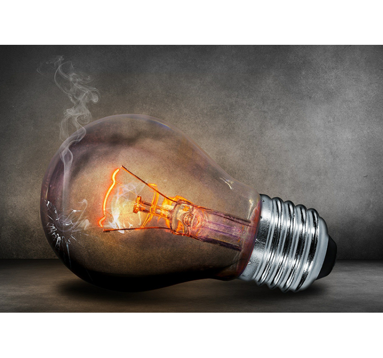 Shattered Illumination 3d mural wallpaper - TenStickers