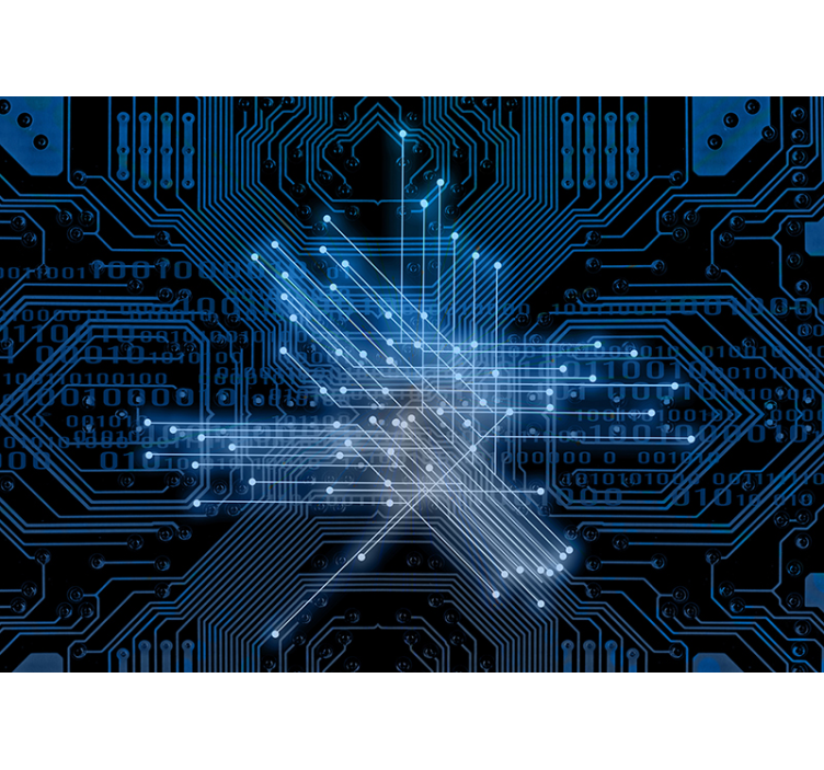 Bedroom Murals Interconnections - TenStickers