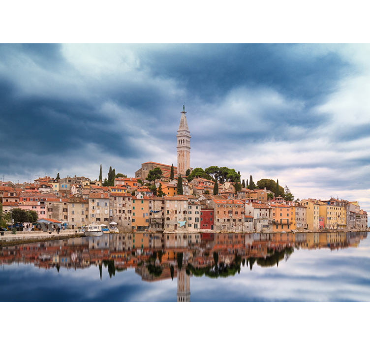 Rovinj Skyline wall mural - TenStickers