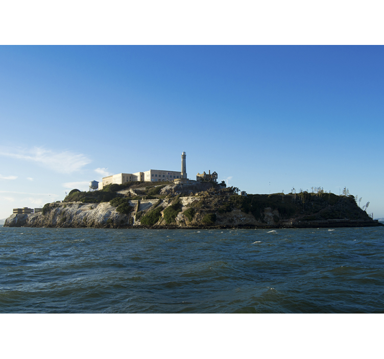 Alcatraz Island View wall mural city - TenStickers