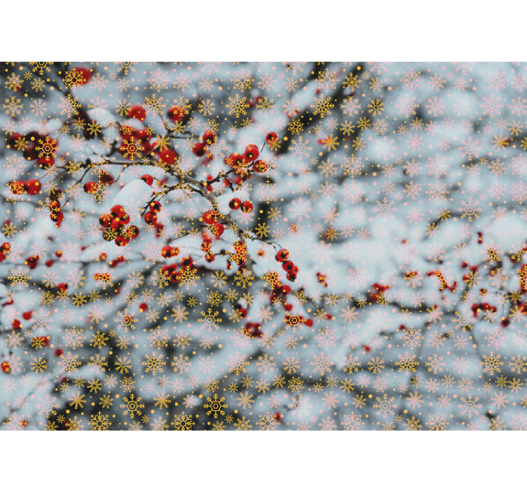 Christmas snowflakes Wall Murals for Bedrooms - TenStickers