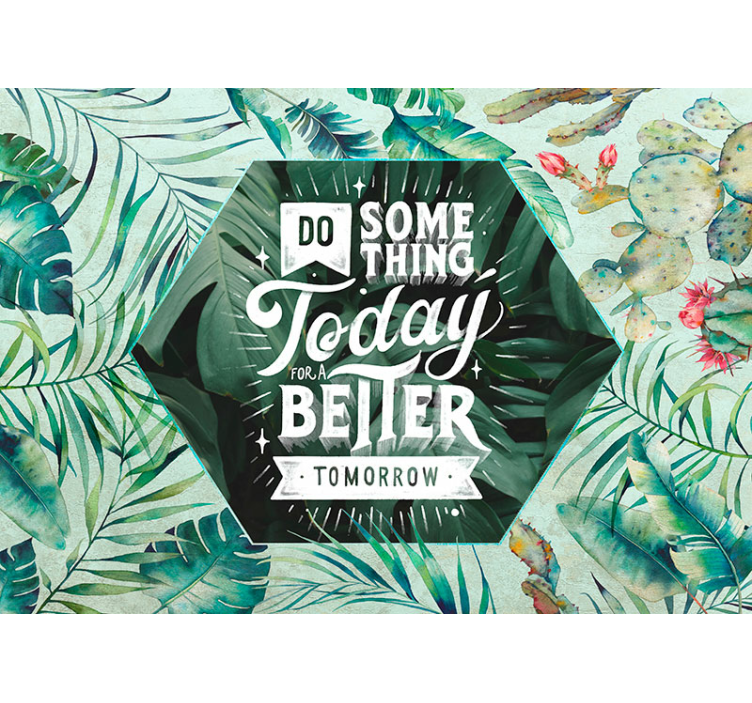 Wall mural text motivational quote art - TenStickers
