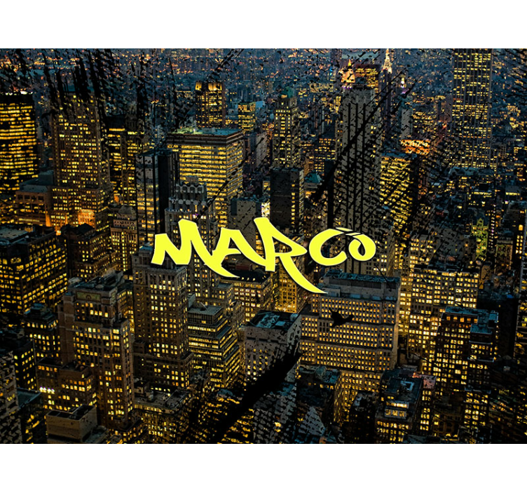 Wall mural city new york city skyline - TenStickers