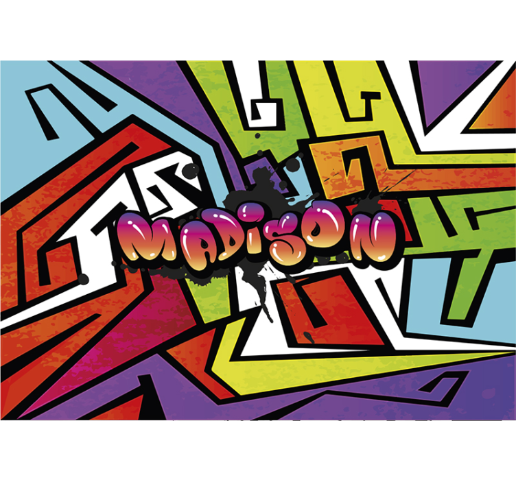 Urban art wall mural bold street artwork - TenStickers