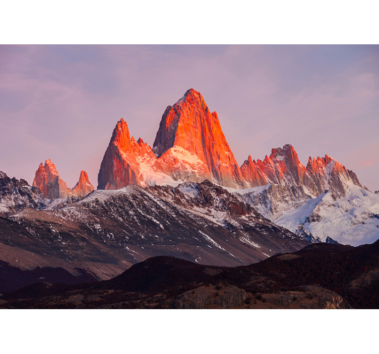 Grand Mountain Summits mountain wall mural - TenStickers