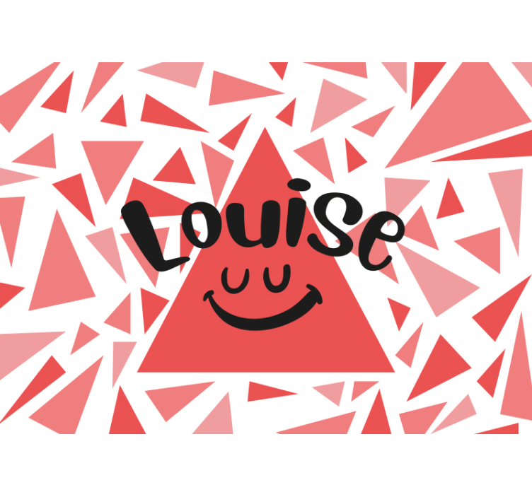 Customized Name Design wall mural text - TenStickers