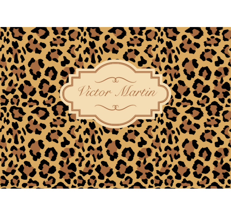 Leopard Print Pattern wall mural animals - TenStickers