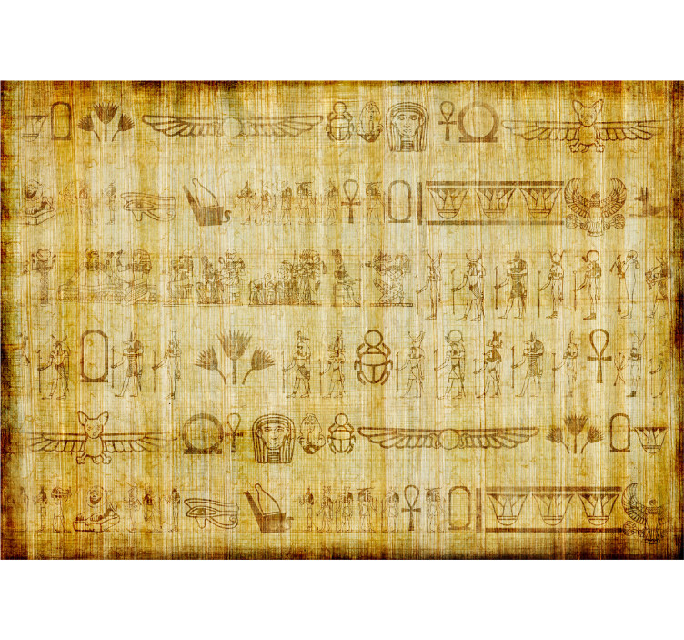 Wall mural painting ancient egyptian symbols - TenStickers
