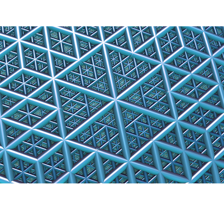 Abstract mural wallpaper geometric pattern design - TenStickers