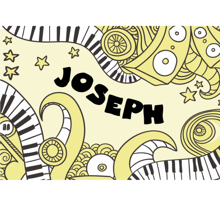 Custom graffiti music urban art wall mural - TenStickers