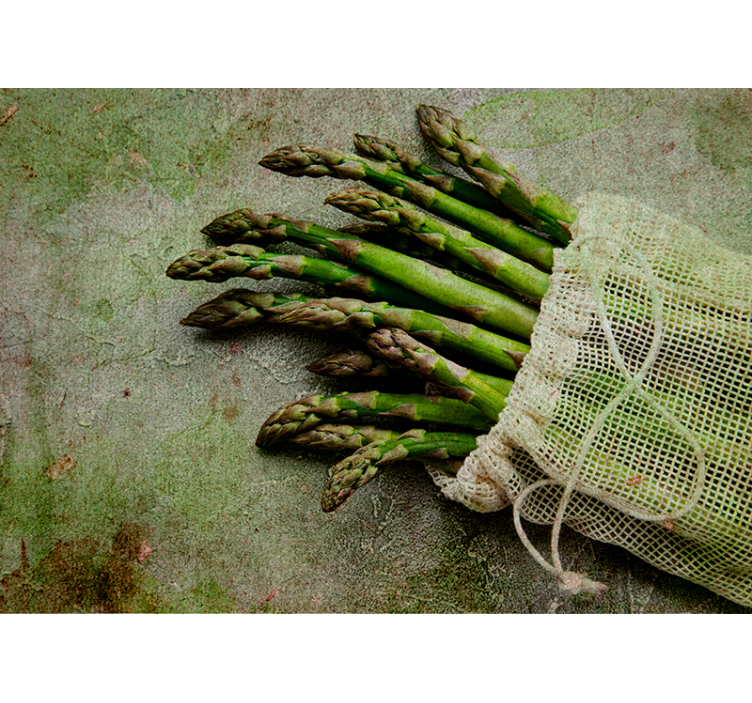 Asparagus Delight flowers wall mural - TenStickers