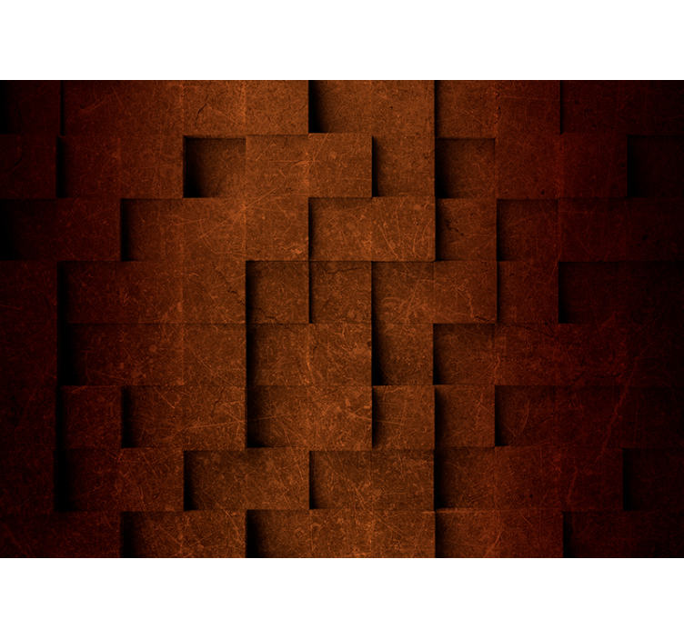 Other wall mural pattern layered square design - TenStickers