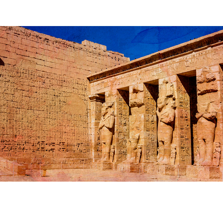 Ancient Egyptian Hieroglyphs africa wall mural - TenStickers