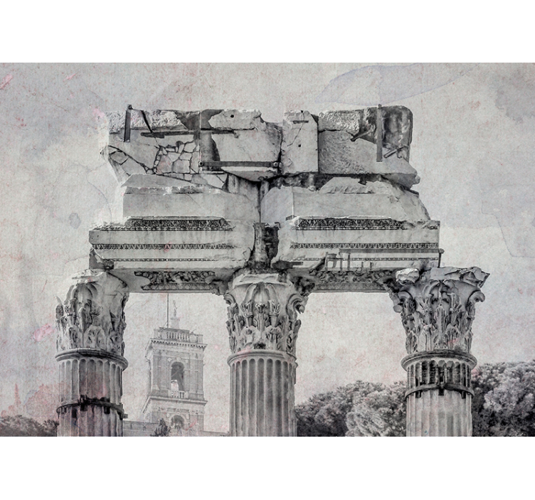 Ancient Architectural Elements wall mural classic art - TenStickers