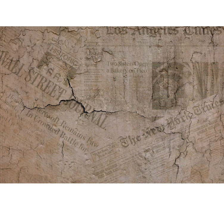 Weathered old texture other wall mural pattern - TenStickers