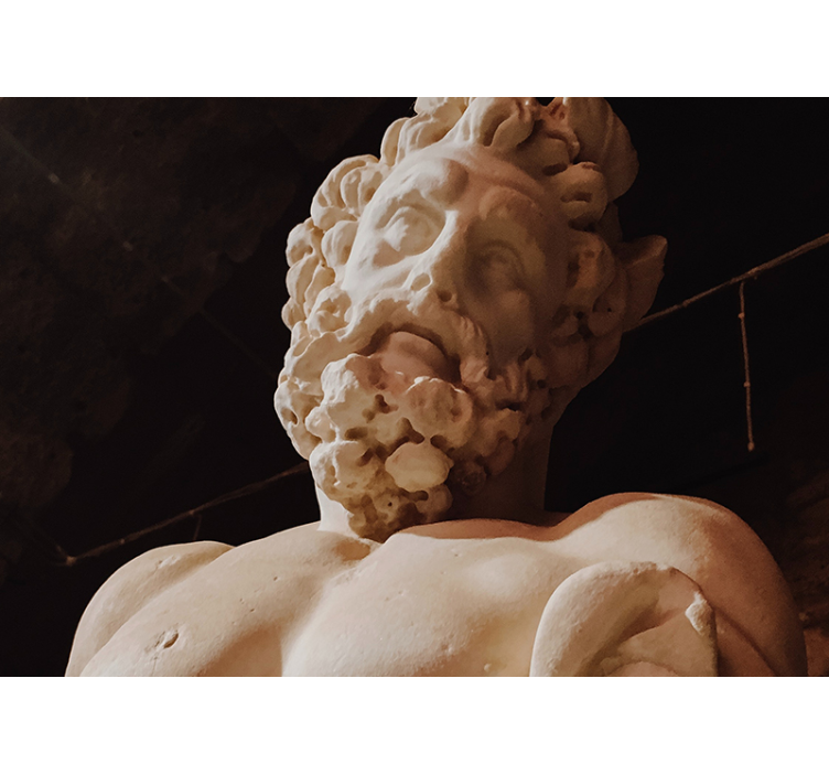 Wall mural classic art sculpture detail - TenStickers