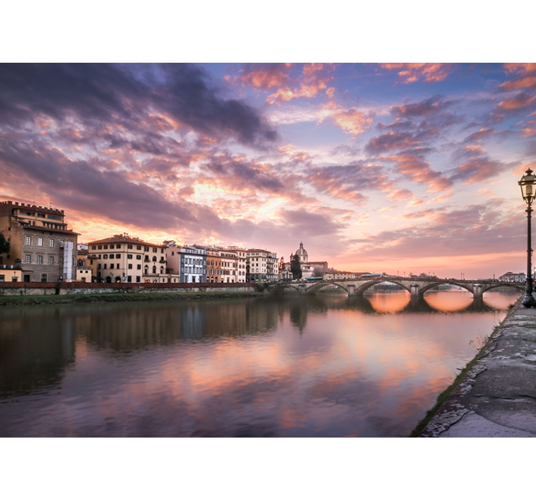 Florence Riverside Landscape other wall mural city - TenStickers