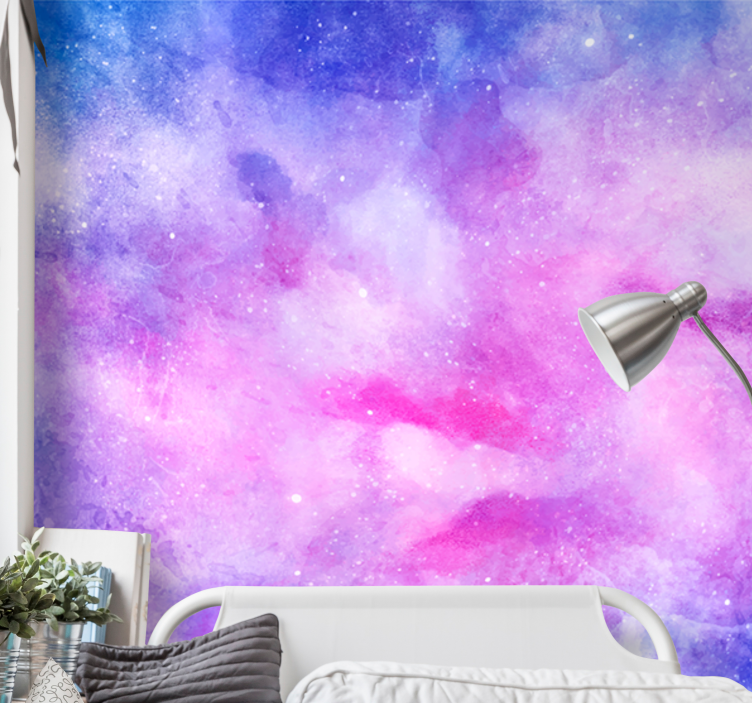 Abstract mural wallpaper heavenly dreamscape - TenStickers