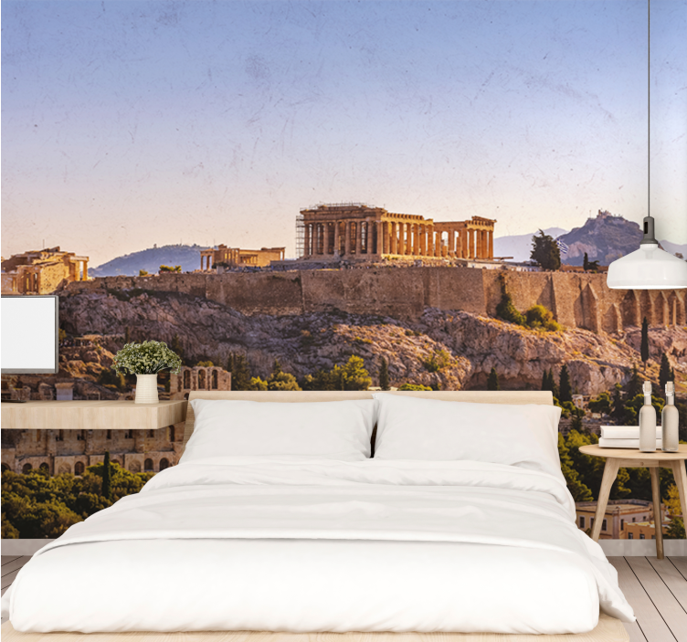 Acropolis of Athens wall mural city - TenStickers