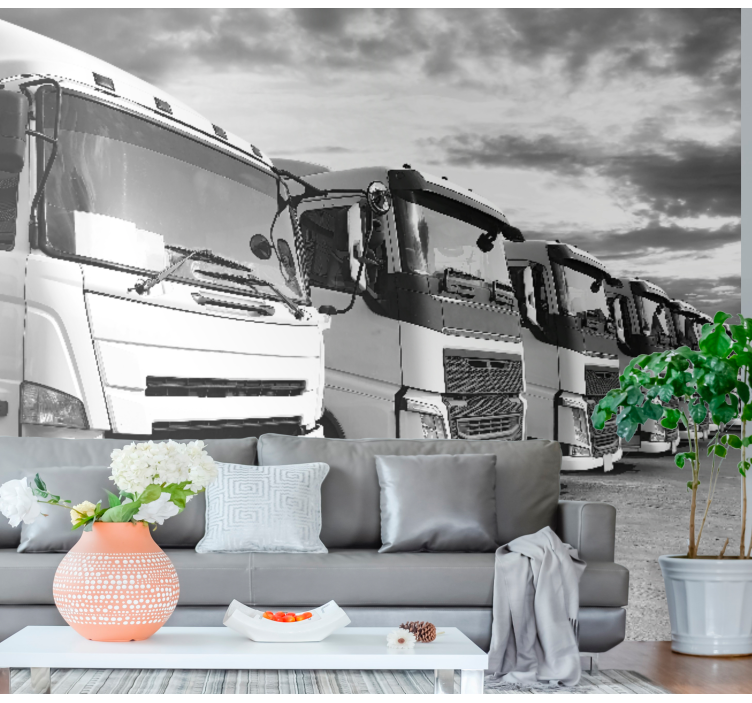 Automotive wall murals trucks collection - TenStickers
