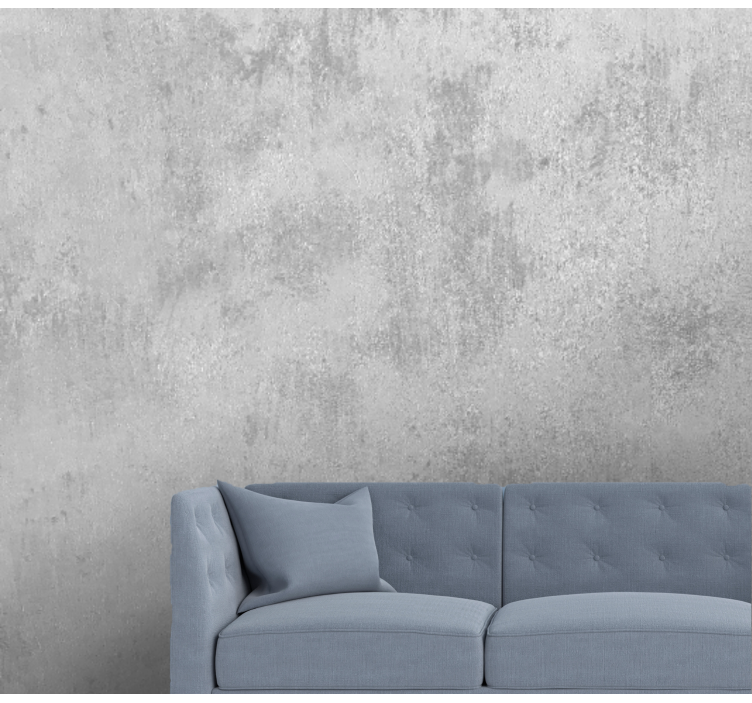 Basic light gray concrete stone wall mural - TenStickers