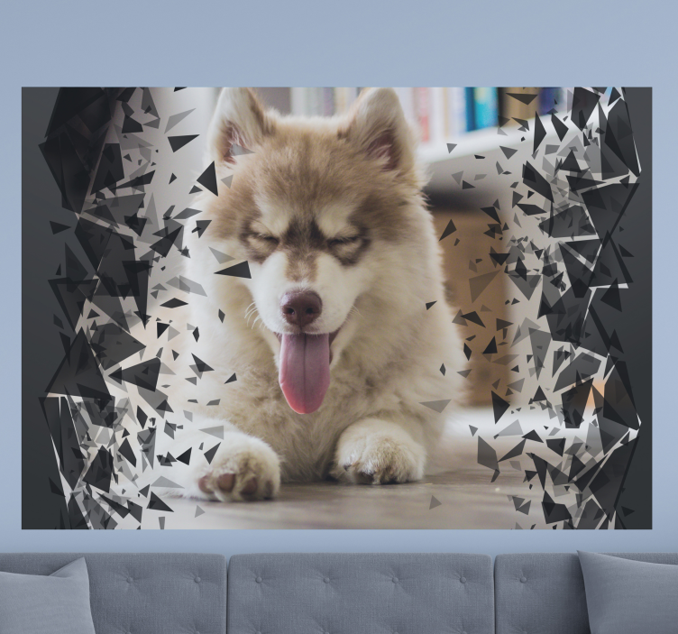 Breackout Portrait wall mural animals - TenStickers