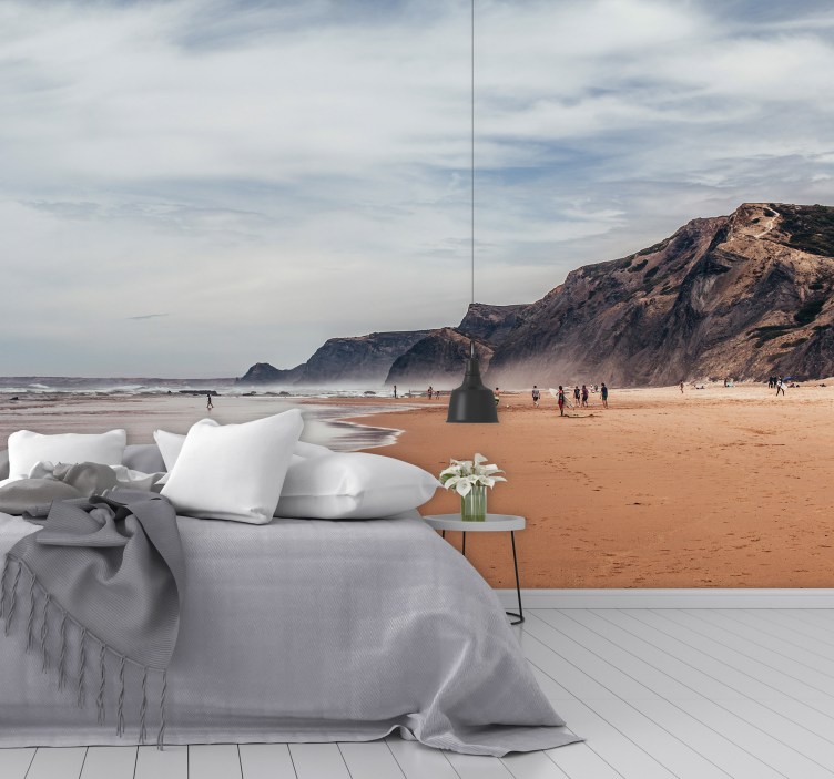 Coastal Serenity Scene sea wall mural - TenStickers