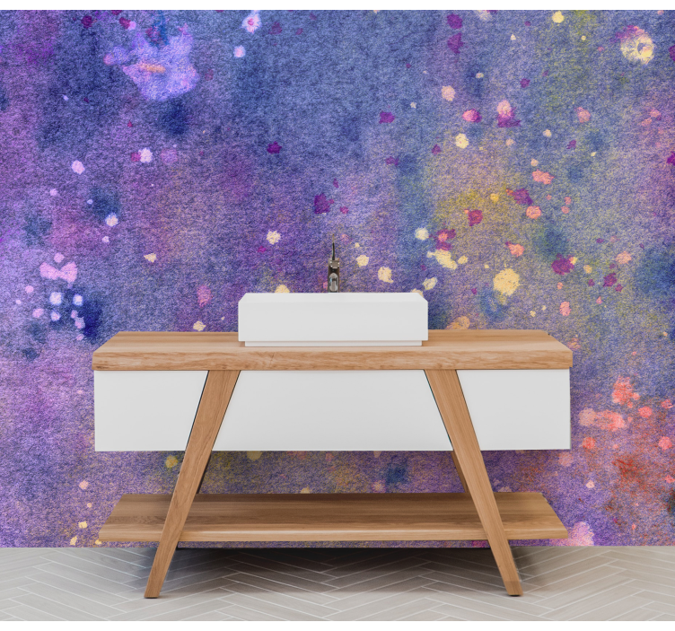 Colorful abstract texture abstract mural wallpaper - TenStickers