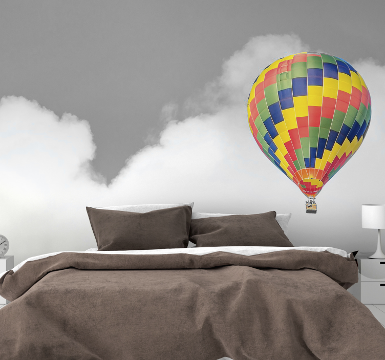 Colorful Hot Air abstract mural wallpaper - TenStickers
