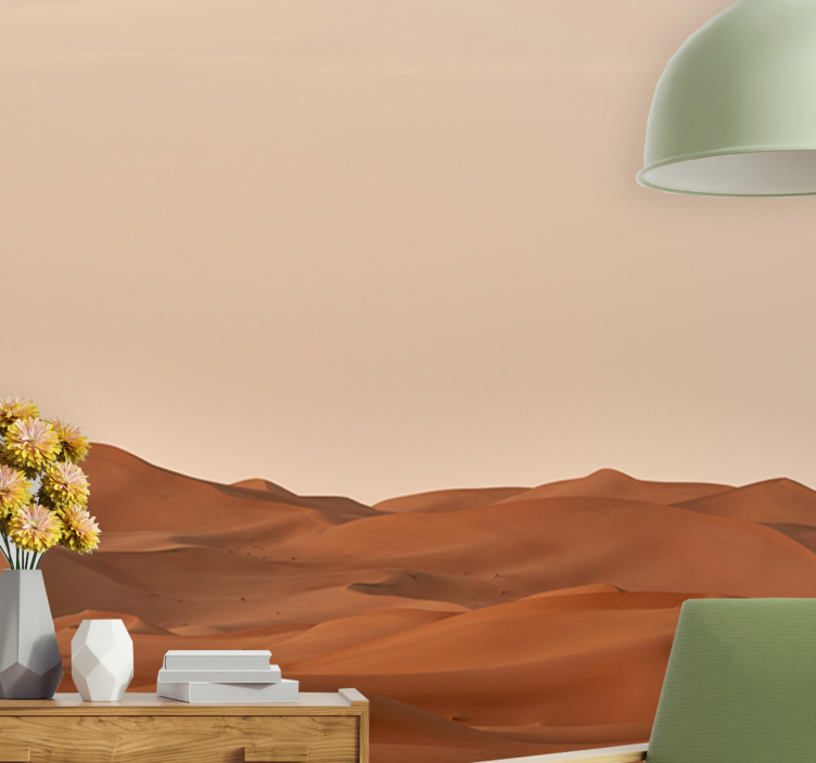 Desert wall mural sandy desert landscape - TenStickers