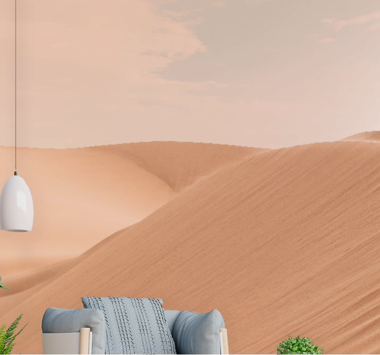 Desert wall mural soft sand dunes - TenStickers