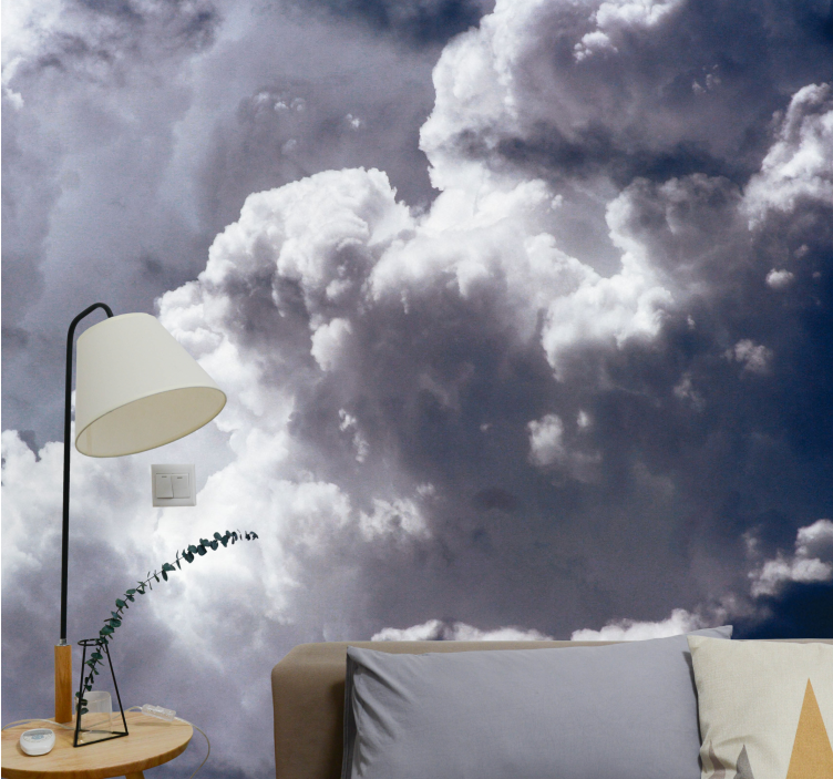 Dramatic Cloudscape sky mural wallpaper - TenStickers