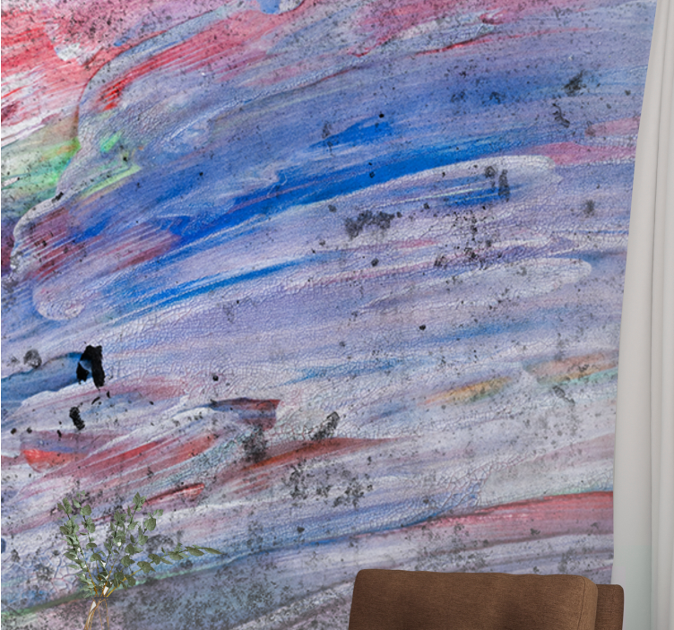 Dynamic Color Swirls abstract mural wallpaper - TenStickers