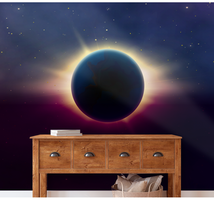 Eclipse presence space wall mural - TenStickers