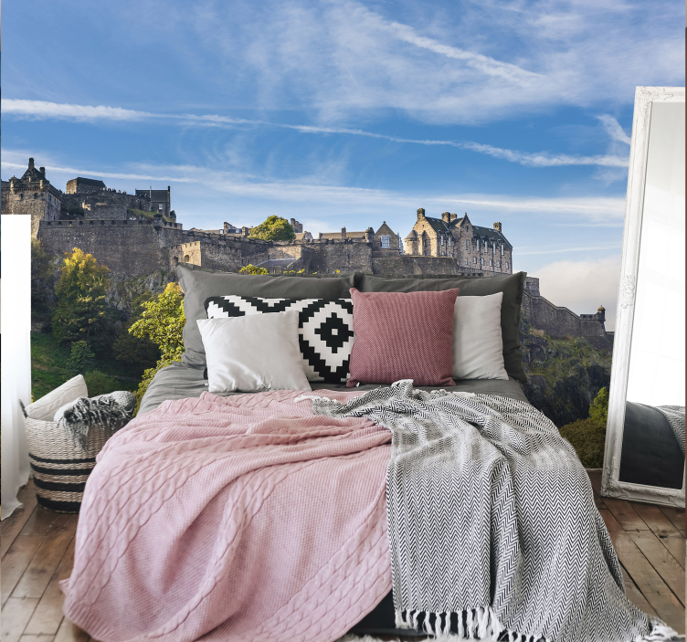 Edinburgh castle  wall mural - TenStickers