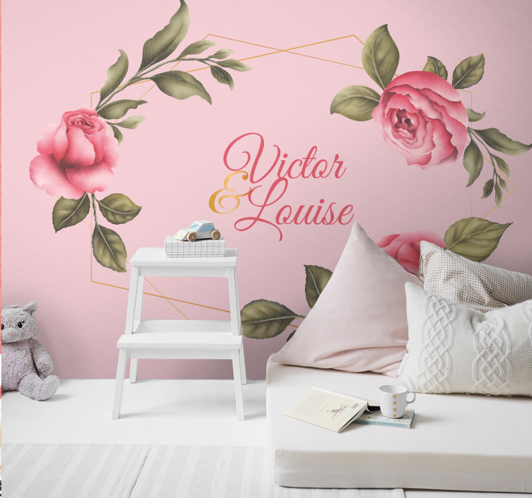 Elegant Rose Arrangement flowers wall mural - TenStickers