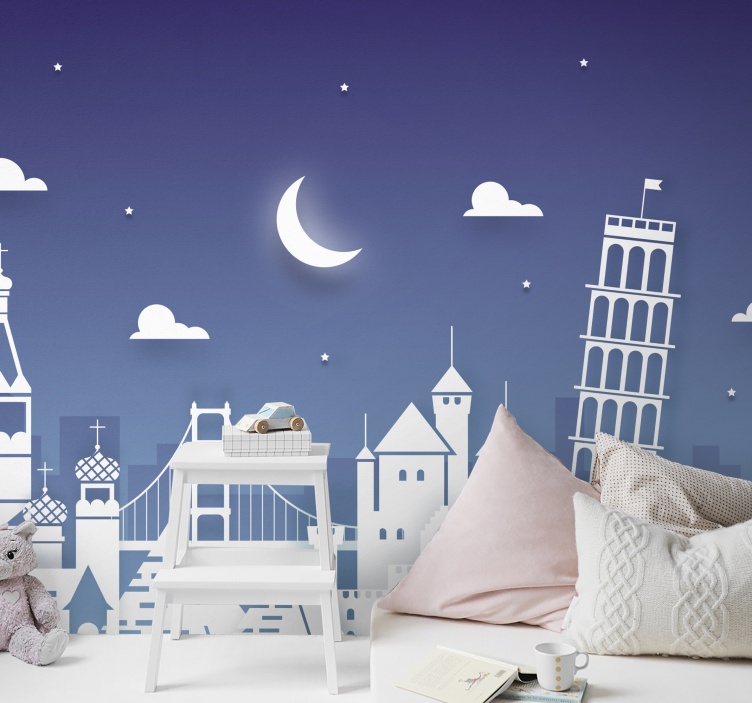 Exploring the world Kids wall Murals - TenStickers