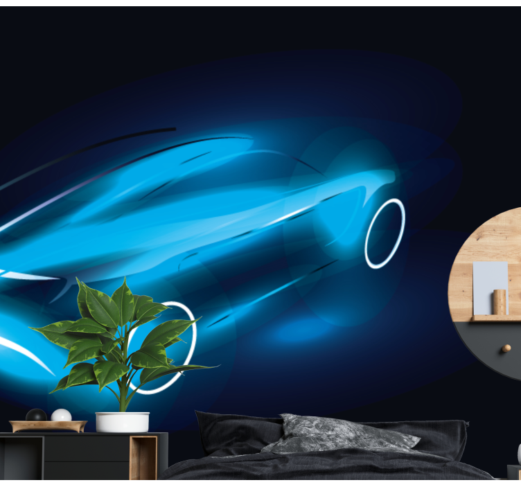 Futuristic Car Design automotive wall murals - TenStickers