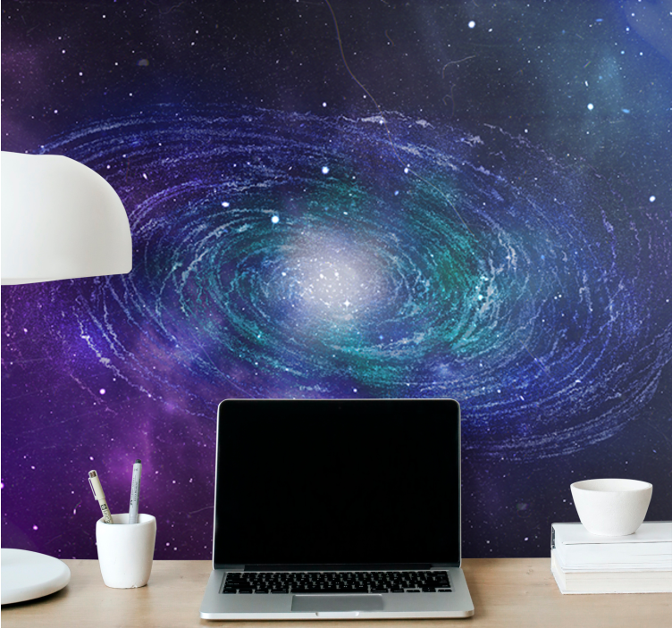 Galactic spin space wall mural - TenStickers