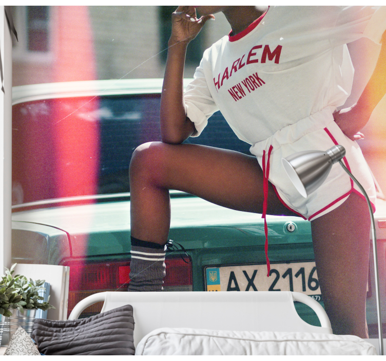 Harlem Style Pose wall mural people - TenStickers