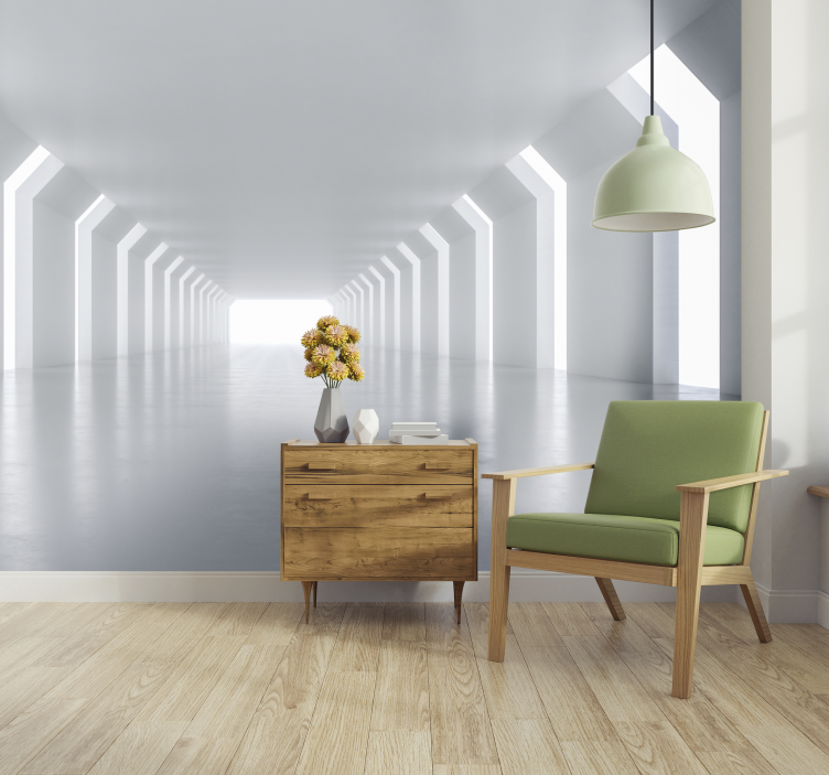 Into the light 3D Wall Mural - TenStickers