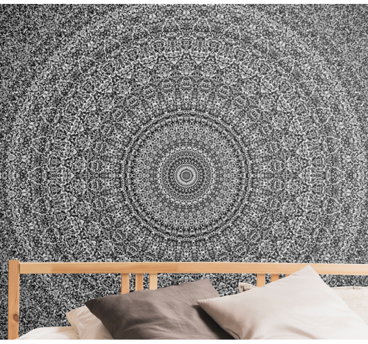 Intricate Circular Pattern mandala wall mural - TenStickers