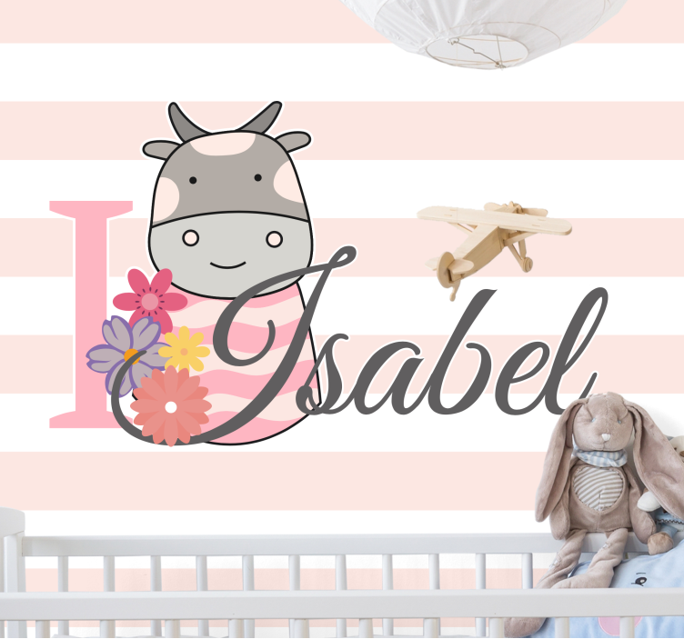 Love wall mural i love cows - TenStickers